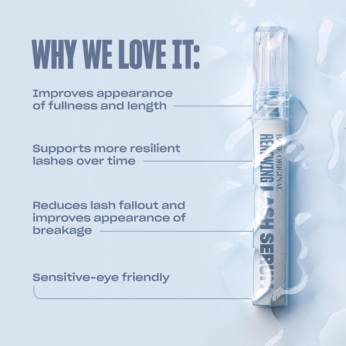 BABE ORIGINA  Renewing Lash Serum 4 Month Supply (6 mL)