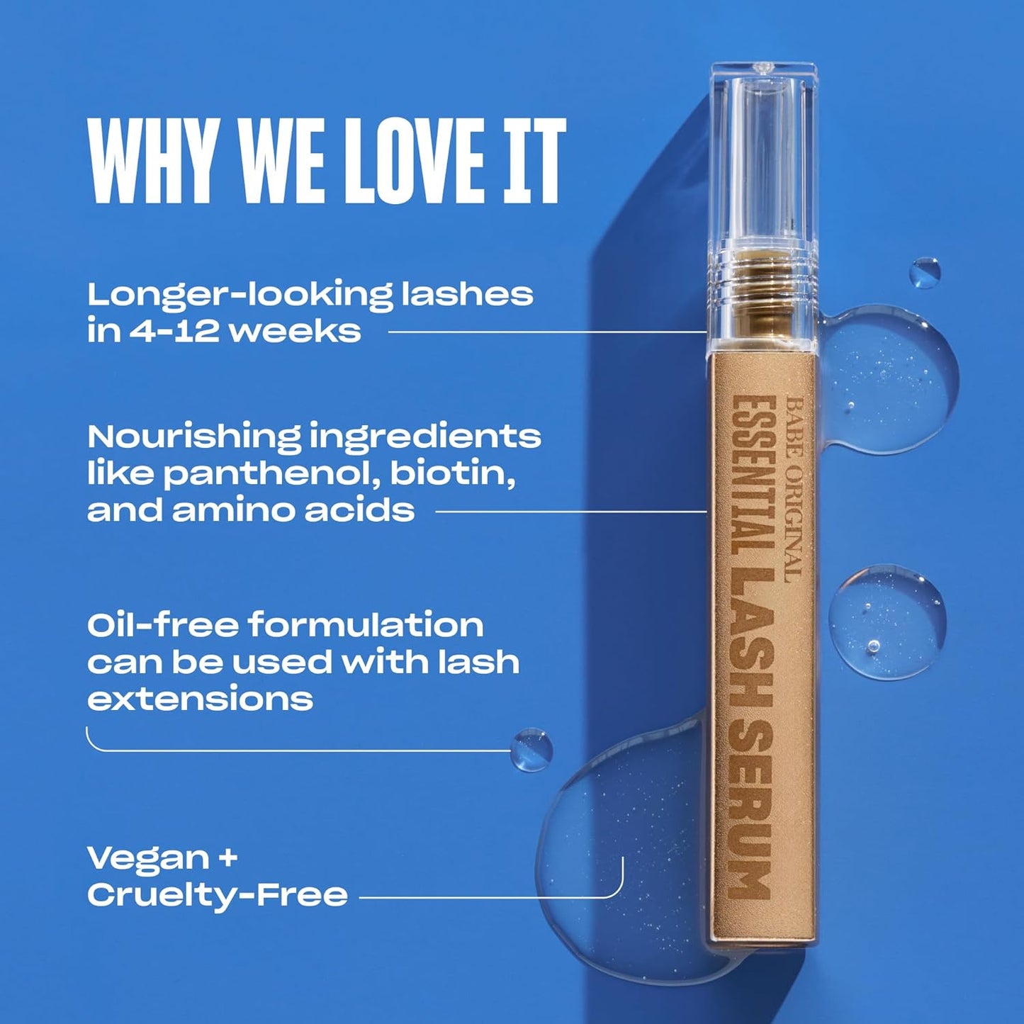 Babe Original Lash Serum 6 Month Supply (4 mL)